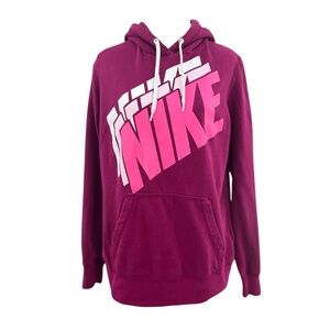 Nike Women’s Pink Athleisure Hoodie‎ Size Large